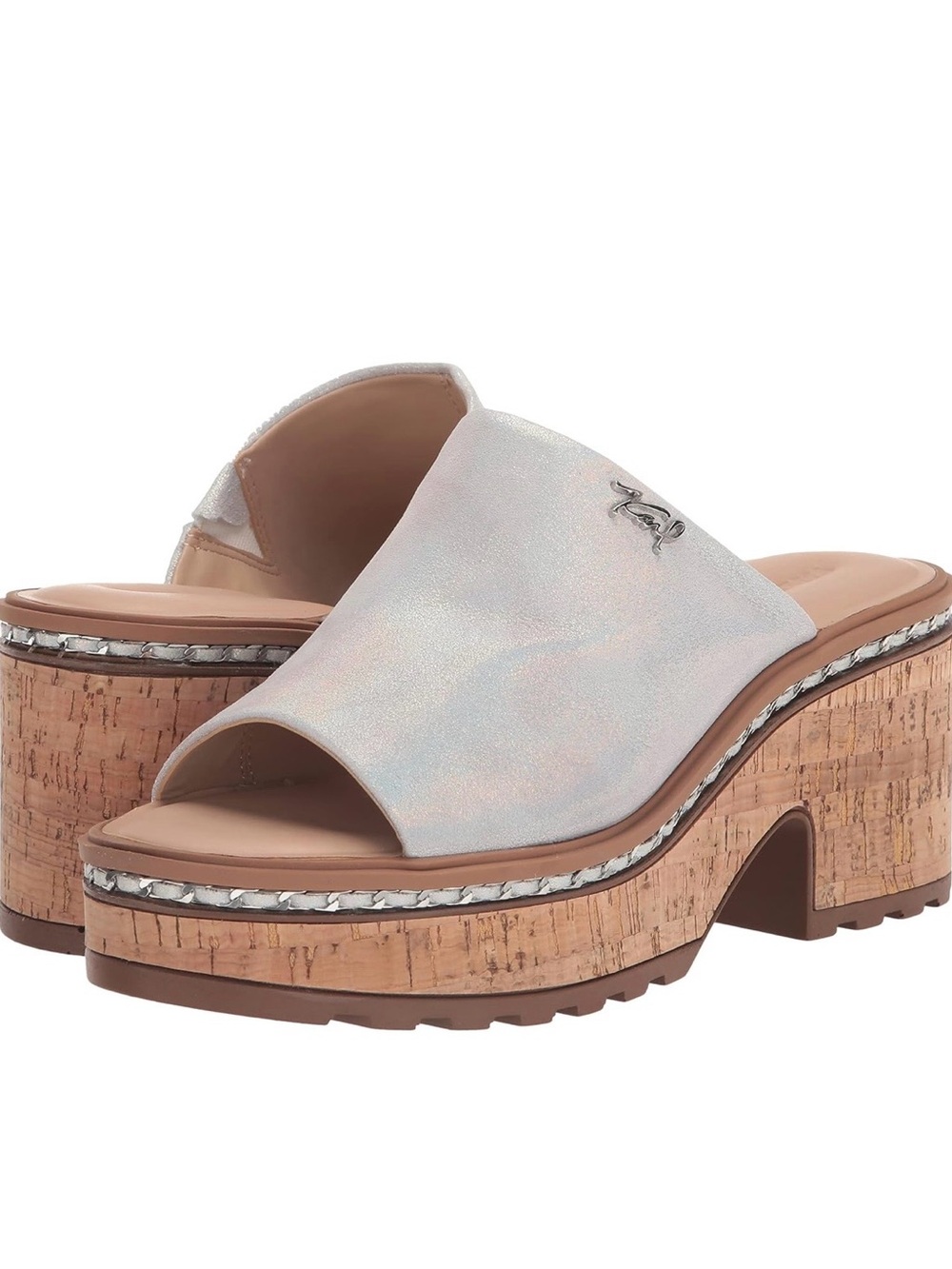 Karl Lagerfeld Paris Claris wedge sandals